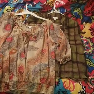 Cato and love fire 1x sheer tops